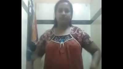 My Desi Next Door Indian Aunty Selfie In Bathroom
